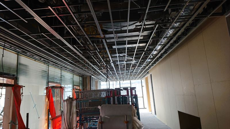 リフォーム途中の部屋の中